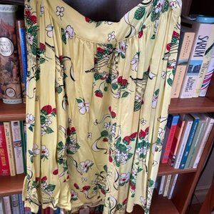 Trashy Diva Classic Knee-Length Skirt in Berry Chantilly